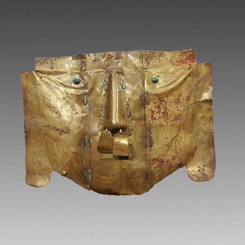 Peru - Sican Gold Mask of the Third Type &bull;SOLD