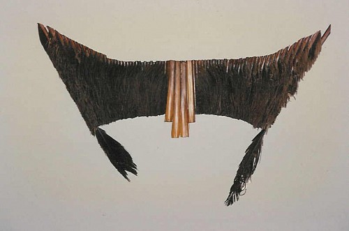 Textile: Inca feather shaman's mask with feather Nose appendages $1,800