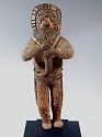 Peru, Chavin carved wood effigy of a shaman
Wood