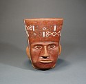 Bolivia, Tiawanaku Portrait Vessel Wearing a Woven Headpiece
Ceramic