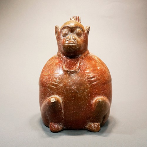Ceramic: Chorrera Ceramic Baboon $15,000