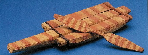 Chile - Small Chilean Arica Model Raft with Oar Price Upon Request