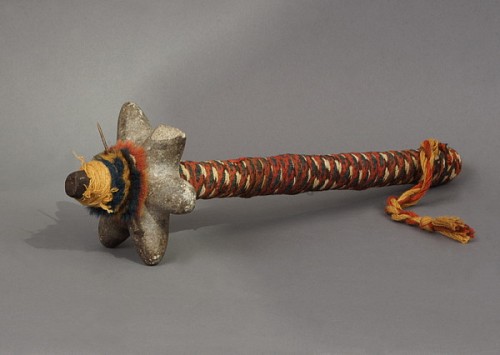 Club with Six-pointed Stone Mace Price Upon Request