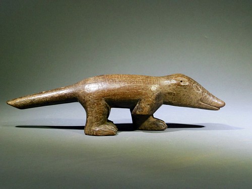 Peru Wari Carved Wooden Oppossum with Le... Price Upon Request