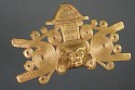 Colombia, Quimbaya Cast Gold Pendant of a Lord
Metal