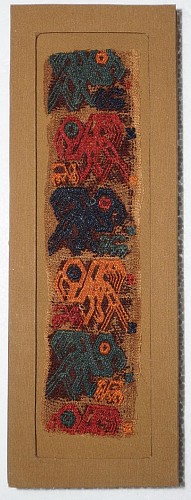 Textile: Paracas Embroidered Section with 5 Condors Price Upon Request