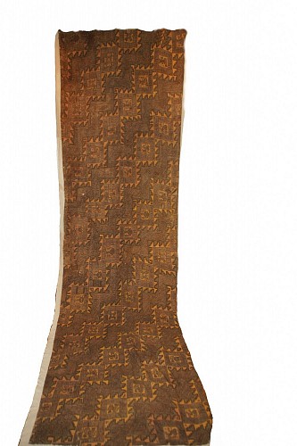 Textile: Chancay stamped decorated woven panel $15,000
