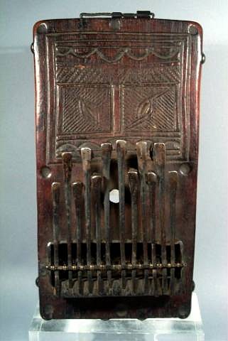 Tchokwe "Lamellophone"with Metal Keys $2,800