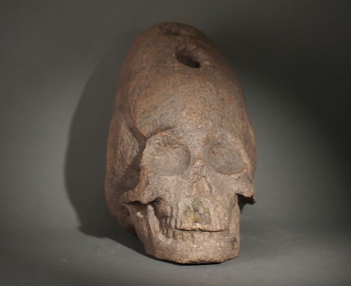 Peru - Official Archaeological Replica of Nasca Elongated Trophy Head $3,500