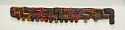 Peru, Paracas Miniature Knitted Fringe or Neck Opening with Double-Headed Worms
Textile