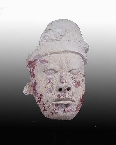 Stone: Mayan Stucco Face of a Ruler $22,000