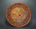 Guatemala, Mayan Tripod Dish with Seated Figure
Ceramic