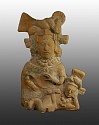 Mexico, Mayan Ceramic Figural Rattle of A Female Figure with Child
Ceramic