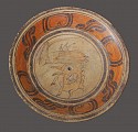 Guatemala, Mayan Ceramic Plate with Capybera and Glyphs
Ceramic