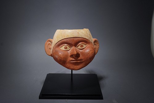 Peru - Moche Ceramic Section to a Portrait Vessel Price Upon Request