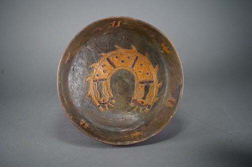 Work: Paracas Dish with Double-headed Serpent $5,500