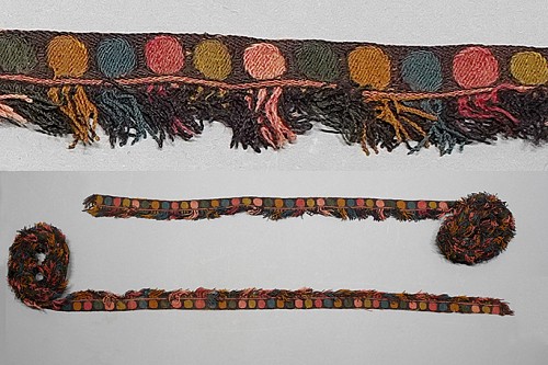 Search:  Peru, Paracas Pair of Embroidered Fringes..., $4,900