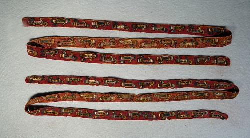 Peru Pair of Proto Nazca Embroidered Bor... $2,000