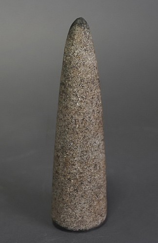 TaÃ­no Conical Pestle of Speckled Stone