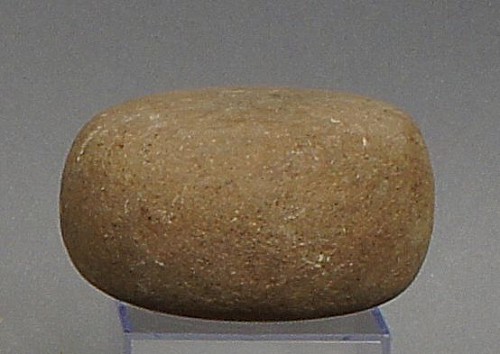 Pre-TaÃ­no  Round Grey-Brown Pounding Stone
