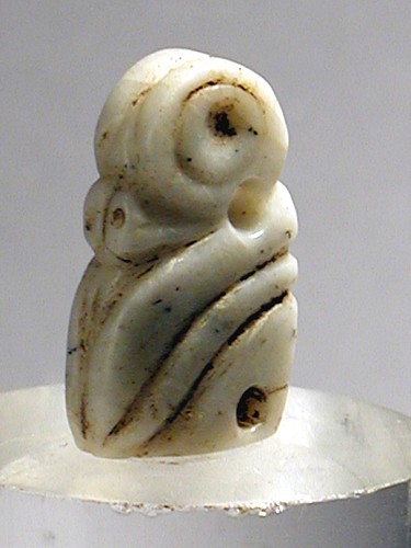 Work: Taíno  Stone Birds' Head Pendant