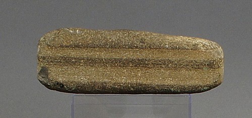 Work: Taíno  Rectangular Sharpening Stone with Two Channels on Each Side