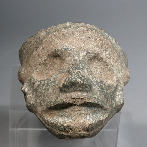 TaÃ­no  Stone Face to a Large Three-Pointer