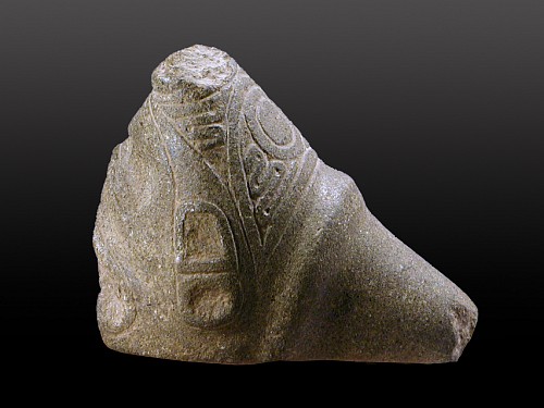 TaÃ­no  Carved Stone Zemi Fragment of Type II