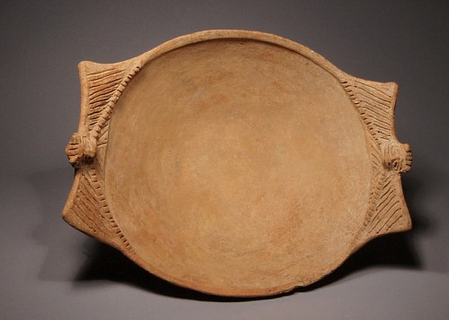 TaÃ­no  Large Ceramic Vessel with Winged Bats