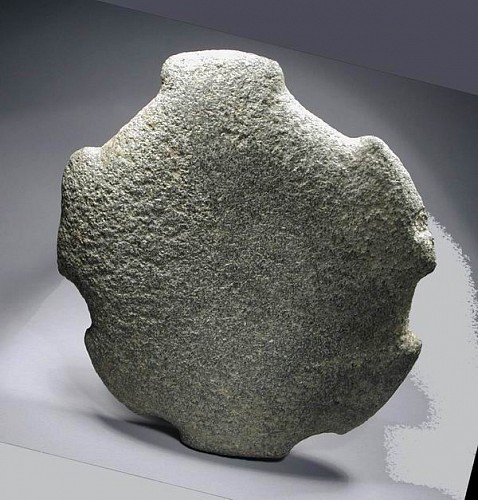 Pre-TaÃ­no Carved Stone Mortar in the form of a Turtle