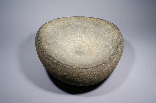 TaÃ­no  Large Graystone Ovoid-Shaped Mortar