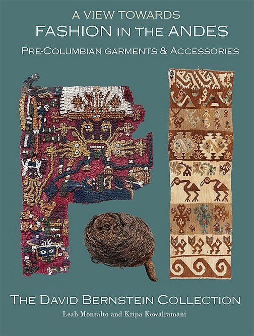 Peru, A View Towards Fashion in the Andes: Pre-Columbian Garments & Accessories
$49.95 David Bernstein Fine Art is proud to announce our newest publication, A View Towards Fashion in the Andes: Ancient Pre-Columbian Garments and Accessories. &nbsp;The book features Andean tapestries, tunics, and accessories, such as hats and headgear, sashes, and bags.&nbsp;&nbsp; Andean textiles are among the finest and most technologically advanced known in antiquity. &nbsp;The intricate patterns and designs woven into these textiles at first appear decorative to the untrained eye. But they often hold significant meaning, representing the cosmologies and animist belief systems of the societies that created them. The textiles&rsquo; sophistication and harmonic design structure reveal civilizations that were highly advanced yet also in tune with nature and the cosmos. Textiles played a pivotal role in the daily lives of the ancient Andeans, who used them as attire for ritual ceremonies, indicators of rank and status, and as burial shrouds to facilitate the transition of the spirits of the deceased to the afterlife.
Textile arts and fashion influenced Andean life, giving rise to an extensive array of highly sophisticated weaving techniques as early as 1500 BC. The craftsmanship evident in Andean textiles is a testament to their advanced artistic skills. Techniques such as looping, netting, twining, and plain weaves were used. Through symbols and imagery, the ancient Andeans&rsquo; textiles conveyed stories of creation, deities, shamans, and zoomorphic human-animal hybrids. The process of weaving itself was seen as a spiritual practice, connecting the artisan with the divine.&nbsp; The Paracas culture is especially known for its beautiful, richly colored embroideries, complex weaving techniques, and elaborate imagery. Often used to wrap and adorn the deceased, these textiles are unlike those of any other culture. In the later Wari and Inca cultures, textiles were also used as gifts to establish diplomacy between neighboring villages as well as for different ethnic groups to identify one another.
This full color book features over 210 large color plates of individual Andean textiles, revealing a unique, in-depth look at the fashion of the ancient Andeans. These weavings have been carefully chosen by David Bernstein over the course of 40 years, beginning in the 1970s.&nbsp; Special attention was paid to unusual weaving techniques, and many of the textiles were professionally conserved and mounted.&nbsp;&nbsp; The book is available as a downloadable PDF, or in print upon request.&nbsp; &nbsp;
Click here to download the order form to purchase a full-color hard copy of Fashion in the Andes.