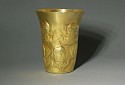 Peru, Sican Gold Flared Beaker with Embossed Toads
Metal