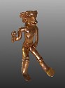 Costa Rica, Costa Rican Gold Shaman Holding a Bell
Metal